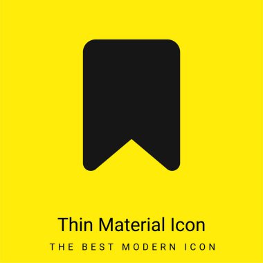 Yer imi en az parlak sarı madde simgesi