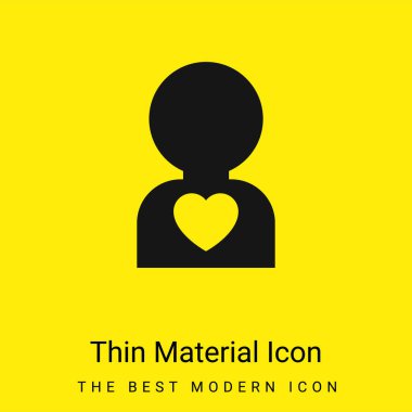 Asgari düzeyde parlak sarı madde simgesi