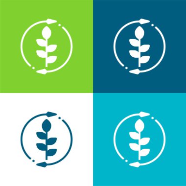 Agronomi Düz Renk en az simge kümesi