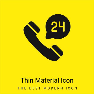 24 Saat Minimum Parlak Sarı Madde simgesi