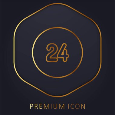 24 Saat Altın Hat prim logosu veya simgesi