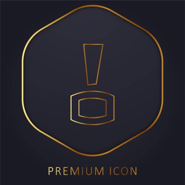 Bitacoras Logosu Altın Hat logosu veya simgesi