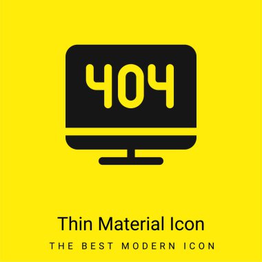 404 Hata Asgari sarı malzeme simgesi