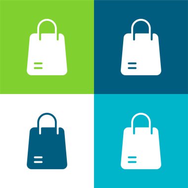 Poşet Düz Renk en az simge seti