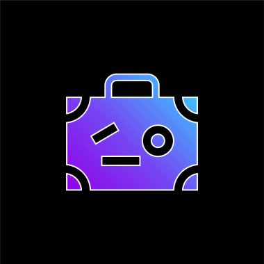 Yük mavi gradyan vektör simgesi