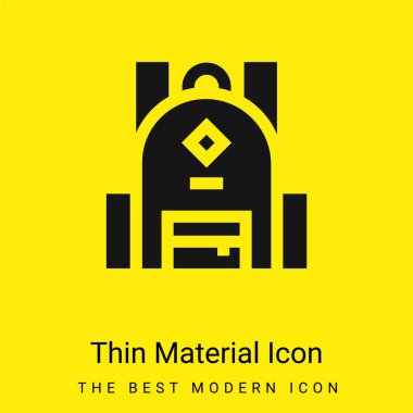Sırt çantası en az sarı malzeme simgesi