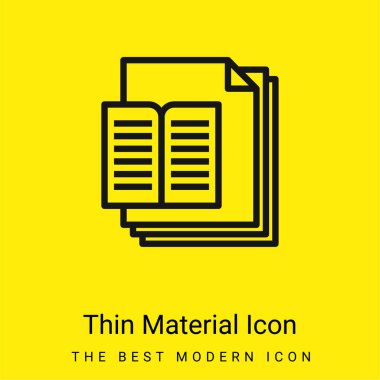 Kitap en az parlak sarı malzeme simgesi