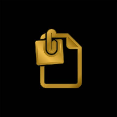 Altın kaplamalı metalik simge veya logo vektörüne ekleme