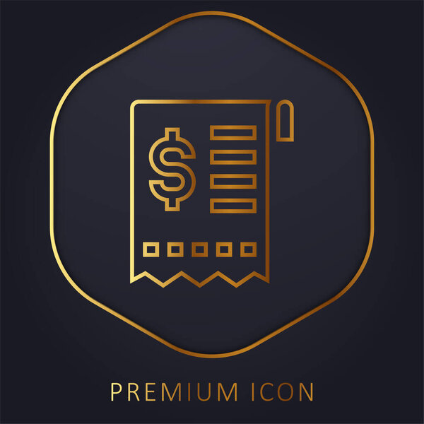 Логотип или иконка золотой линии