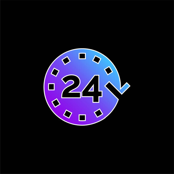 Значок вектора синего градиента