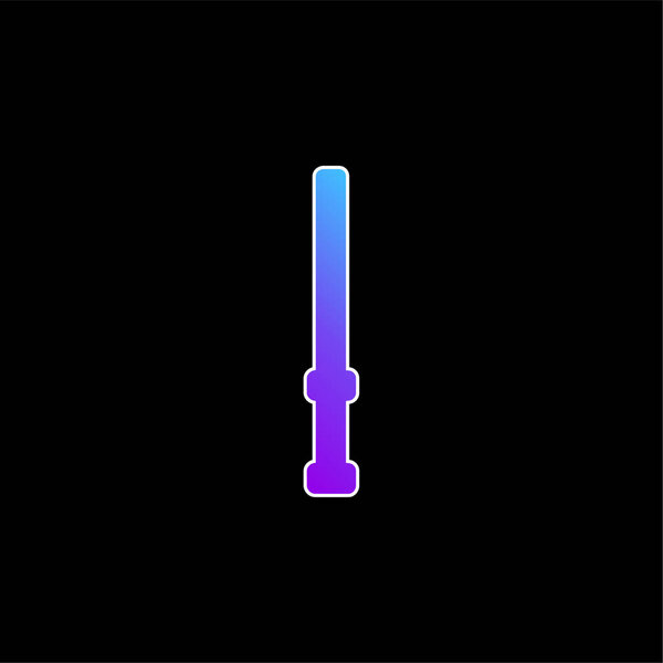 Baton blue gradient vector icon