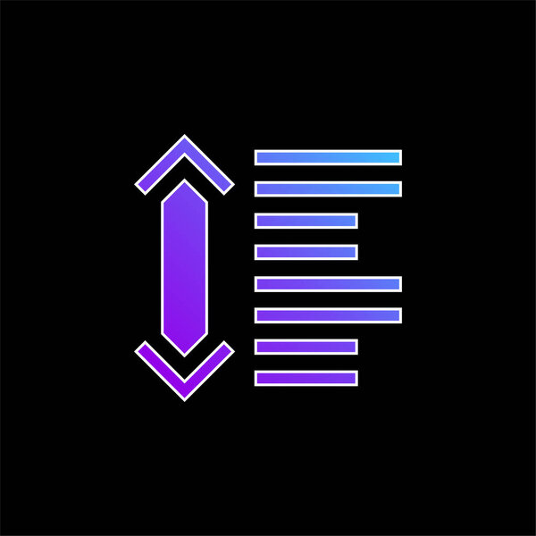 Between blue gradient vector icon