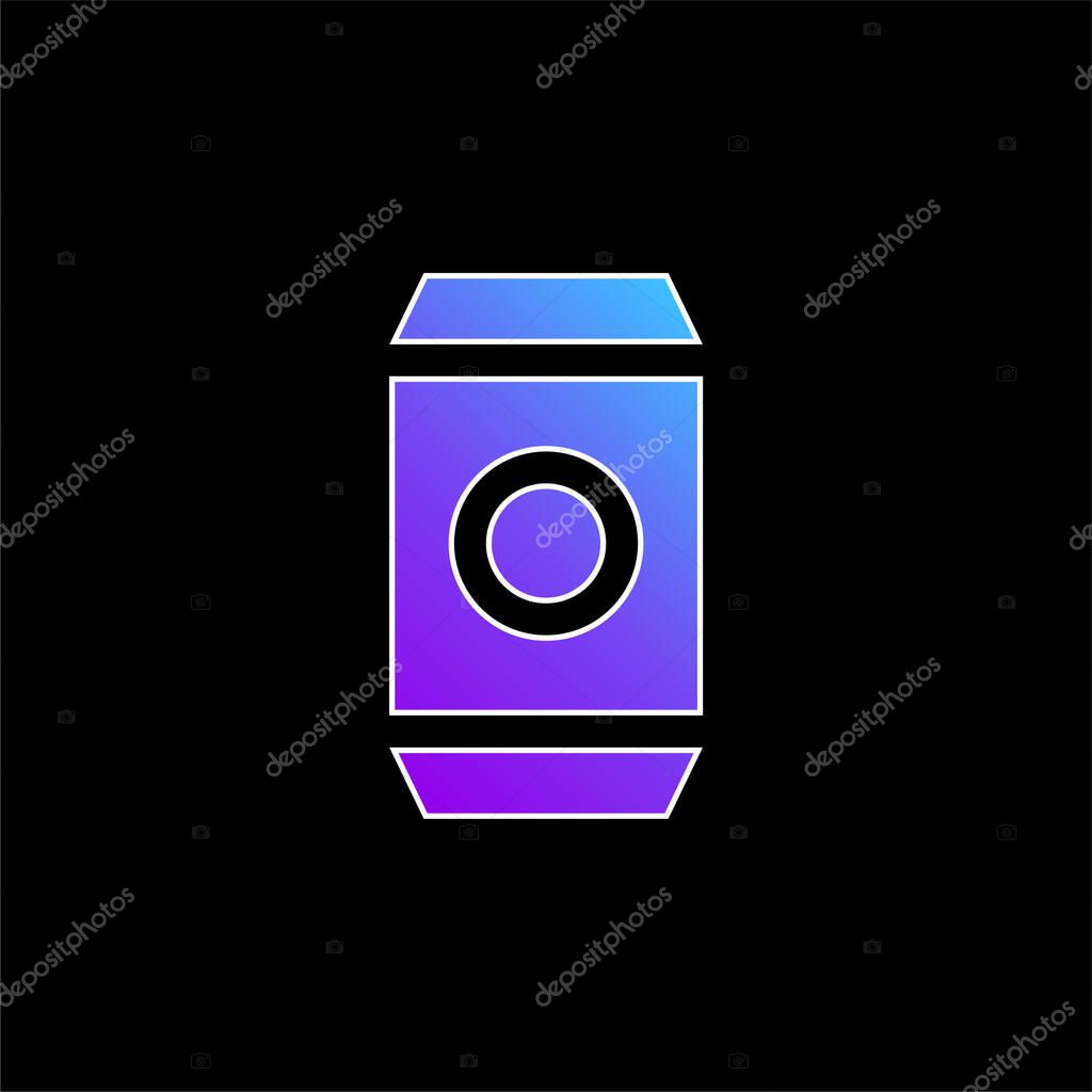 Beverage blue gradient vector icon