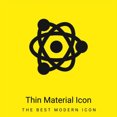 Atom minimal parlak madde simgesi