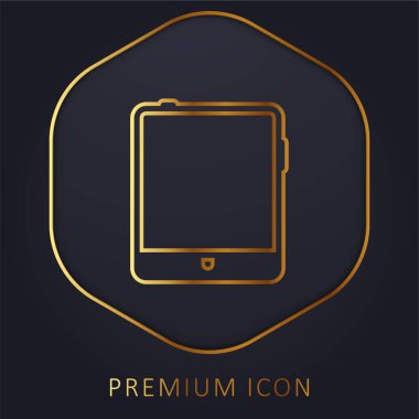 Büyük Tablet Altın Hat prim logosu veya simgesi
