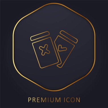 Amonestation Golden Line premium logosu veya simgesi
