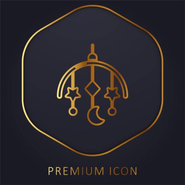Bebek Mobil Altın Hat prim logosu veya simgesi