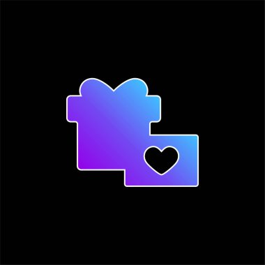 Doğum günü Mavi Gradyan vektör simgesi