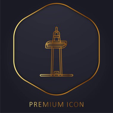 Auckland golden line premium logo or icon clipart