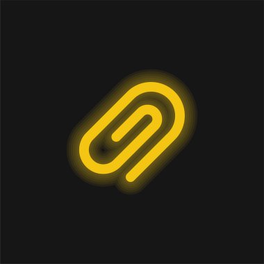 Parlak sarı neon simgesi ekle