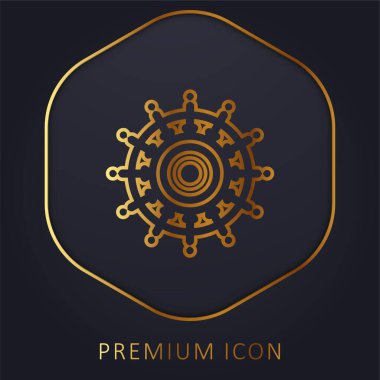 Büyük Miğfer Altın Hat prim logosu veya simgesi