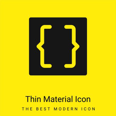 Parlaklıklar en az sarı madde simgesi