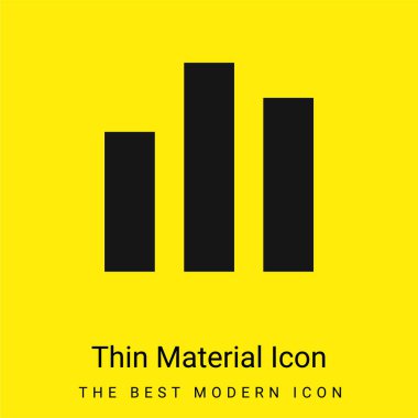 Çubuk Çizelgesi en az sarı malzeme simgesi