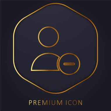 Kullanıcı altın satırı premium logosu veya simgesini engelle