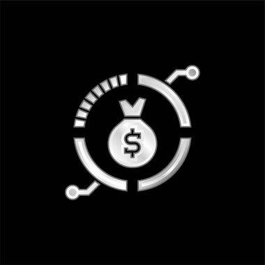 Varlık Yönetimi gümüş kaplama metalik simge