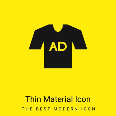 AD T-Shirt Asgari Parlak Sarı malzeme simgesi