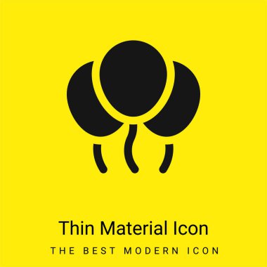 Balonlar en az parlak sarı madde simgesi