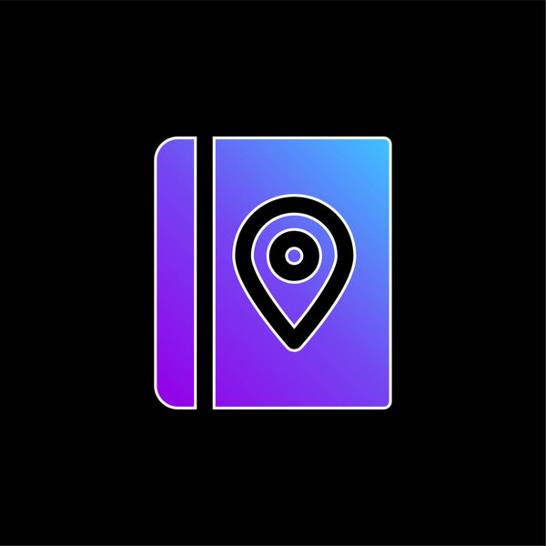 Иконка синего градиента