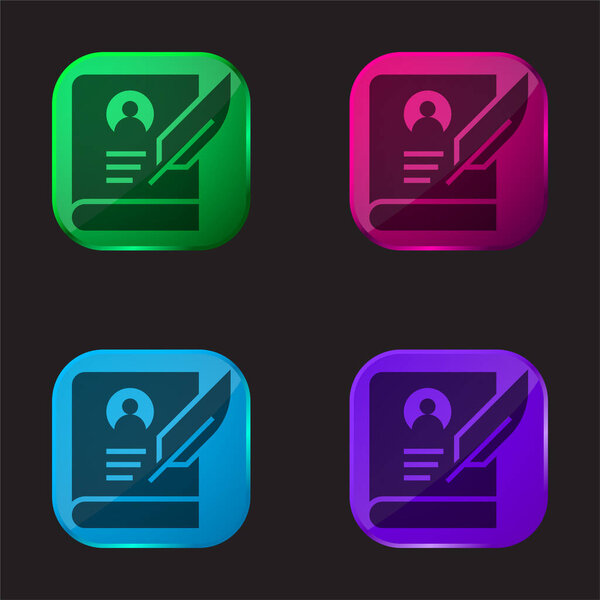 Кнопка "Биография"