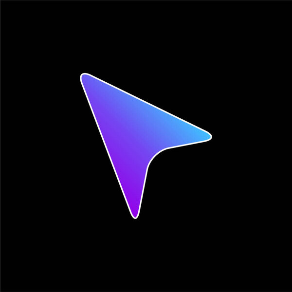 Значок чёрного указателя