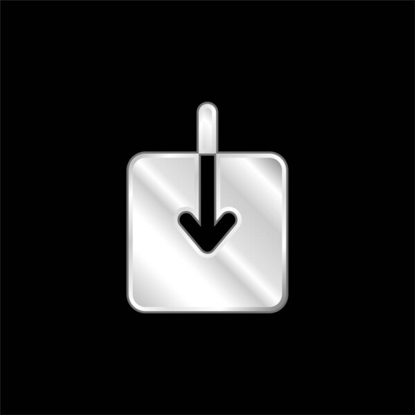 Стрела для значка с серебряным вкраплением