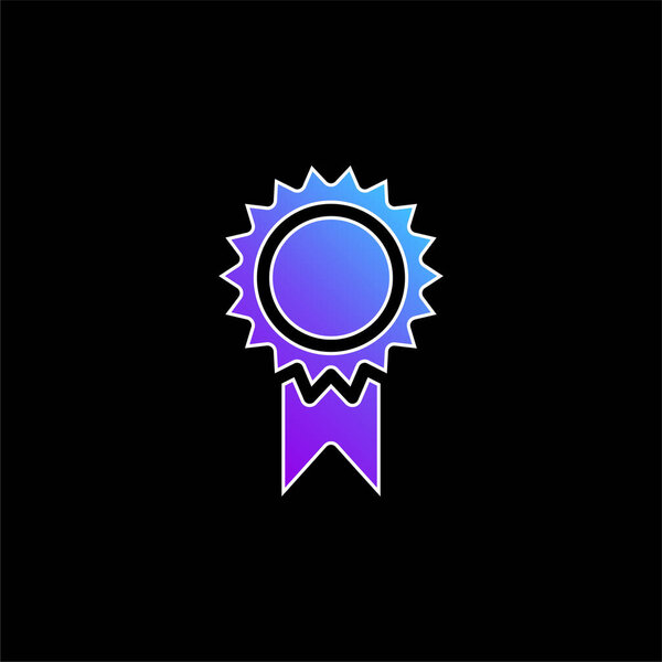 Award blue gradient vector icon