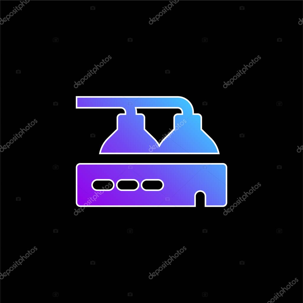 Beer Factory blue gradient vector icon