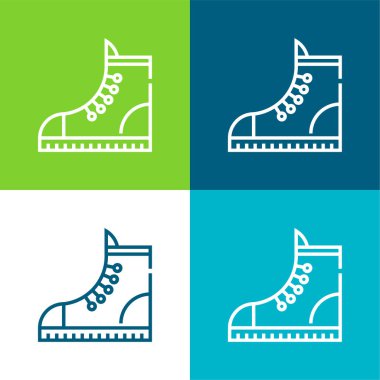 Önyükleme Düz Rengi en az simge kümesi