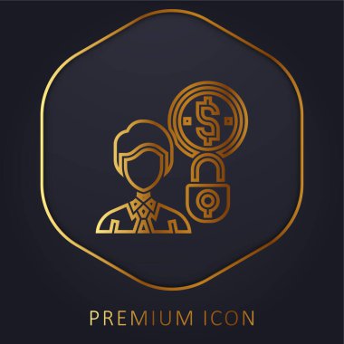 Altın satır prim logosu ya da simgesi hesaplama