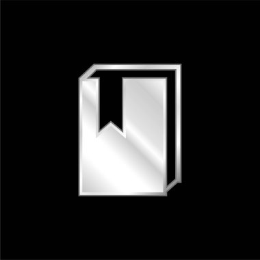 Gümüş kaplama metalik simge