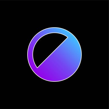 Ayarlama mavi gradyan vektör simgesi