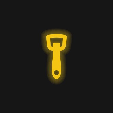 Şişe Açan Sarı Parlak Neon simgesi