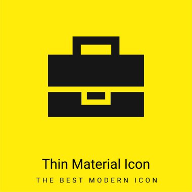Siyah Evrak Çantası Asgari Parlak Sarı Madde simgesi