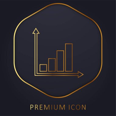 Çubuk Çizelgesi Altın Çizelgesi logosu veya simgesi