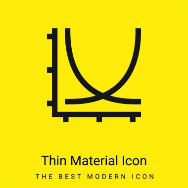 Axis minimal bright yellow material icon clipart