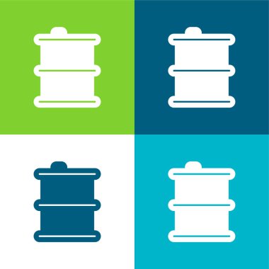 Fıçı Düz Rengi en az simge kümesi