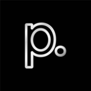 Belarus Ruble Para Birimi Sembol gümüş kaplama metalik simge