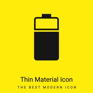 Pil en az parlak sarı madde simgesi