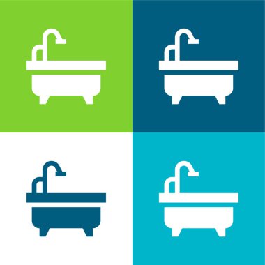 Banyo Düz Rengi en az simge kümesi