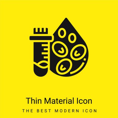 Kan sayımı testi en az parlak sarı madde simgesi